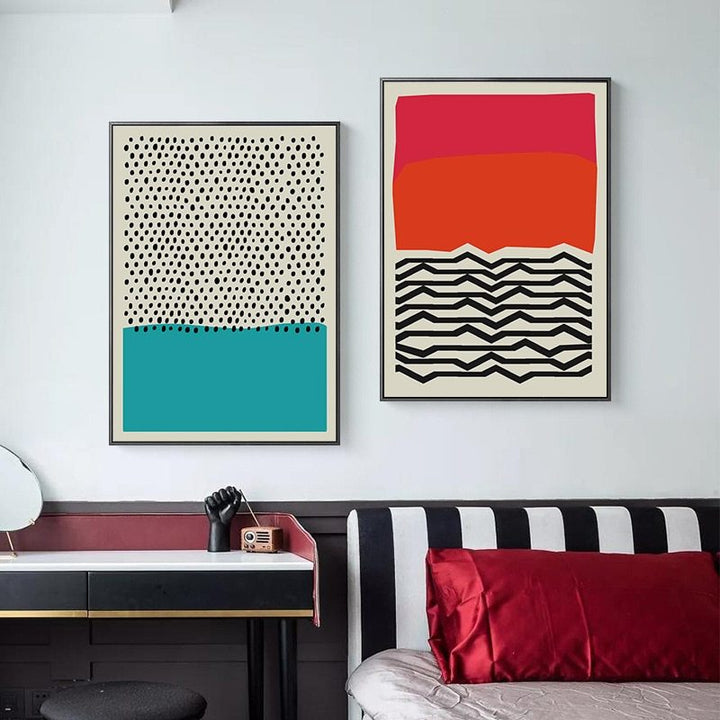 Contemporary Waves Canvas Posters