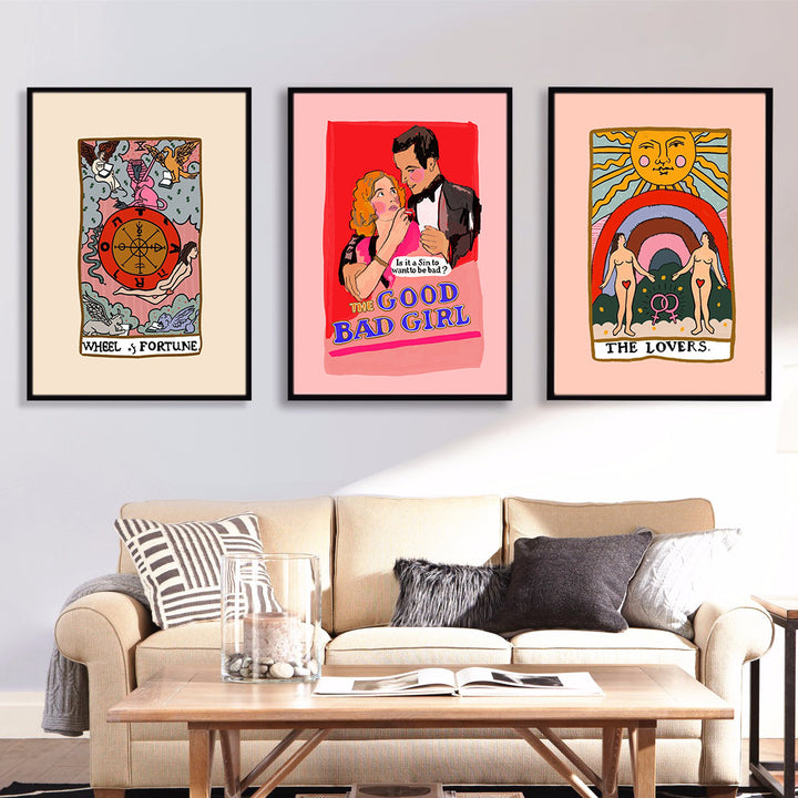 Spiritual Lover Girl Canvas Posters