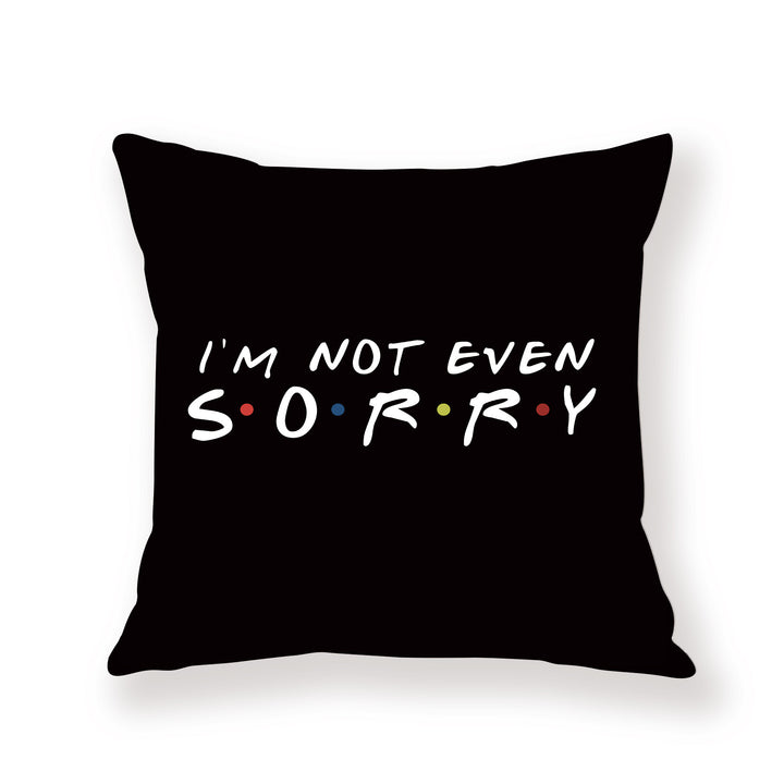 FRIENDS Quotes Throw Pillow Covers