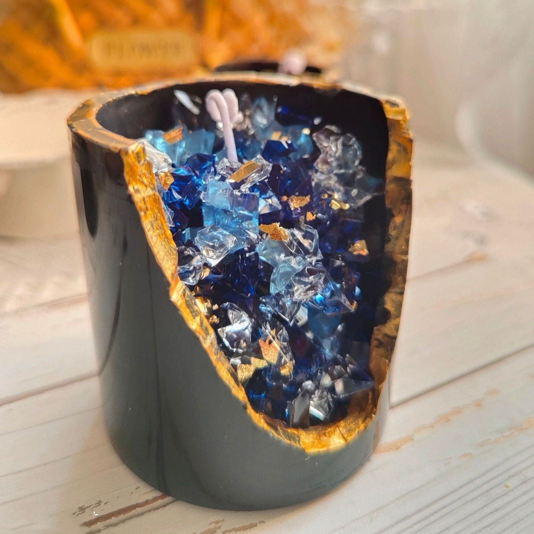 Scented Crystal Geode Candle