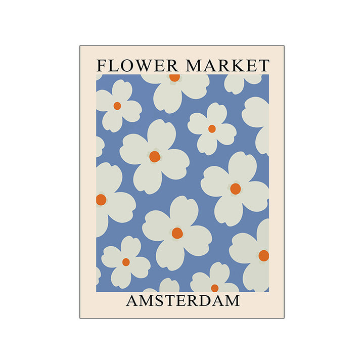 Simple Florals Flower Market Canvas Posters