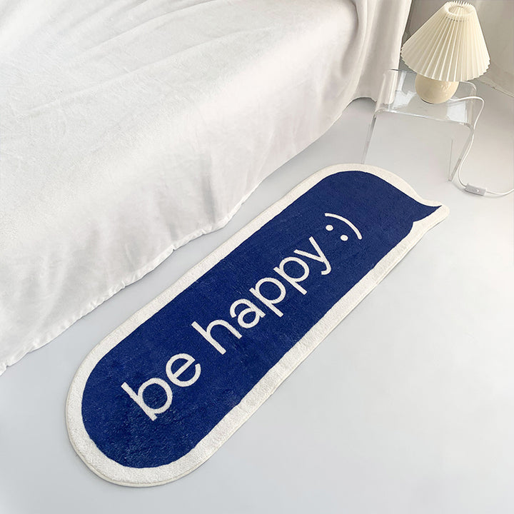 Be Happy iMessage Accent Rug