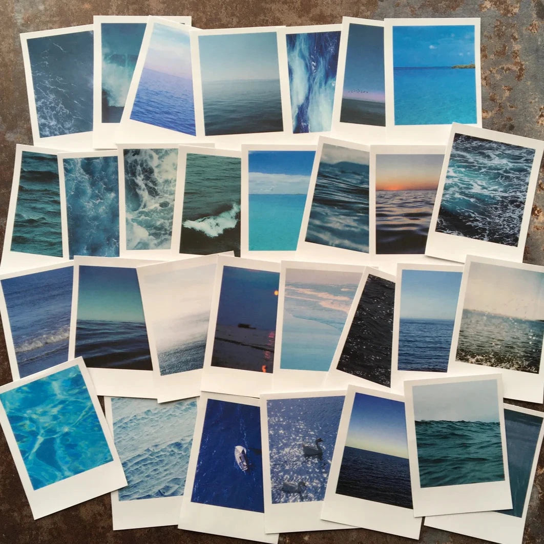 Water Polaroid Stickers