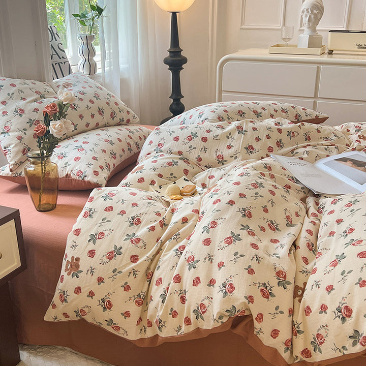 Rosy Bear Bedding Set