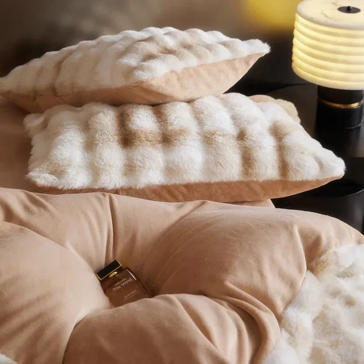 Arctic Faux Fur Bedding Set