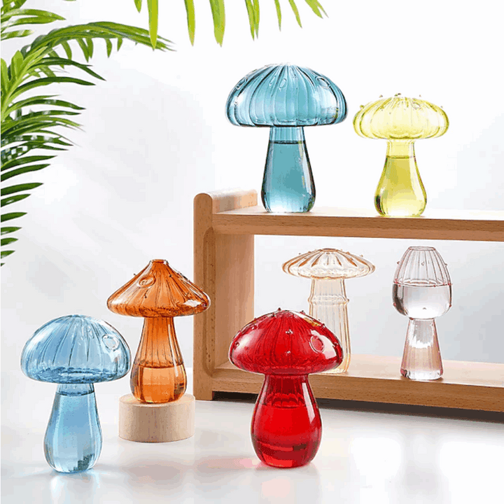 Mushroom Glass Vase