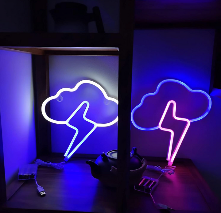 Lightning Cloud Neon Light (4 Color Options)