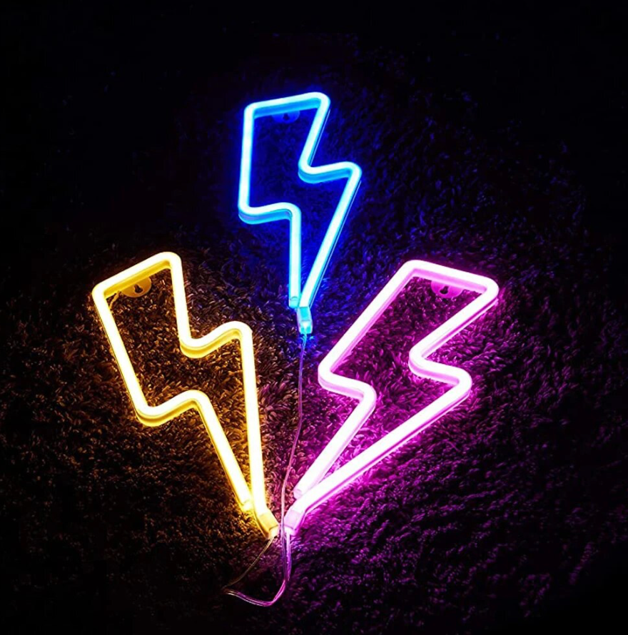 Lightning Neon Light (4 Color Options)