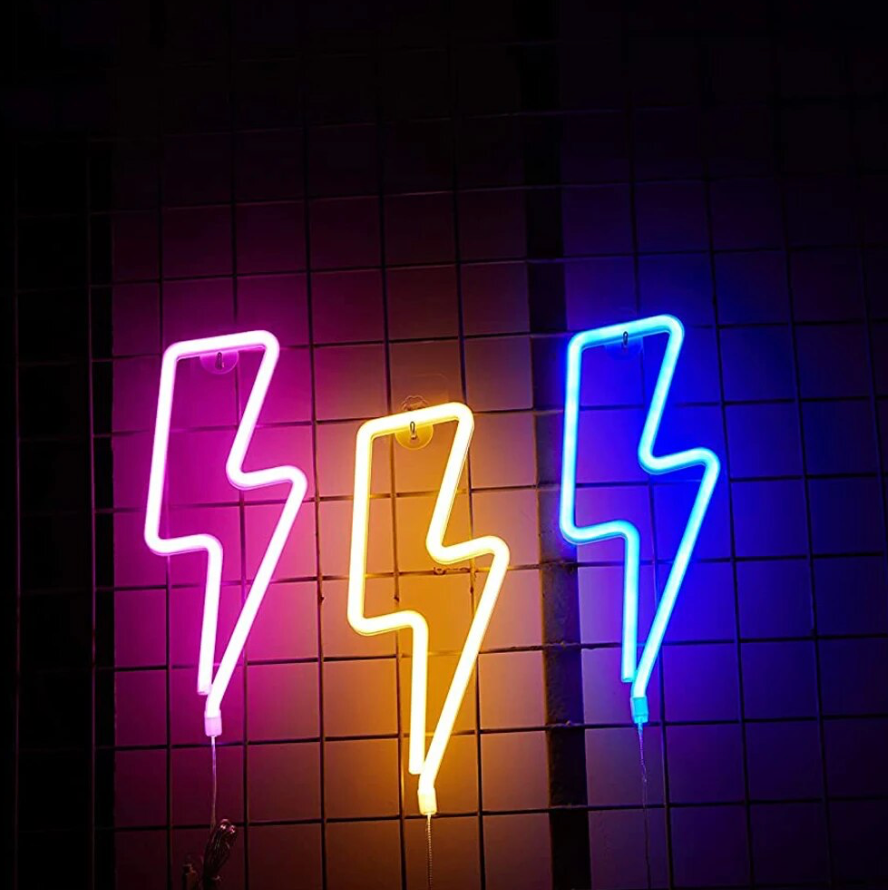 Lightning Neon Light (4 Color Options)