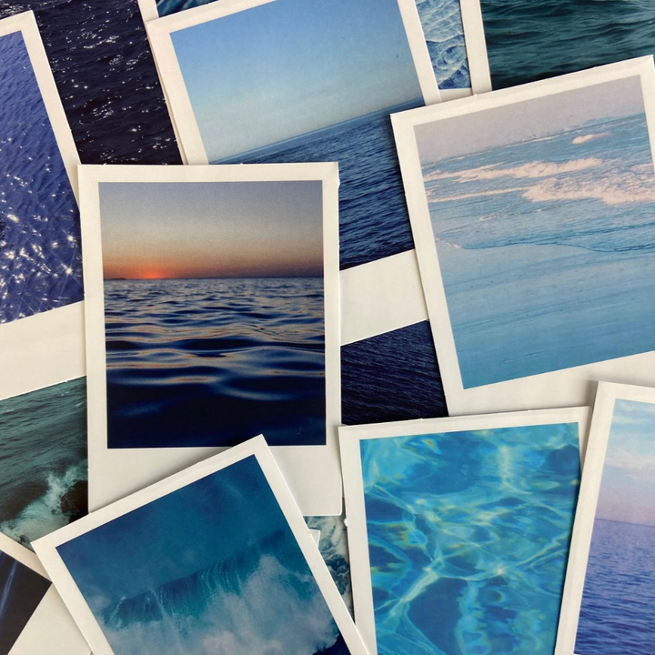 Water Polaroid Stickers