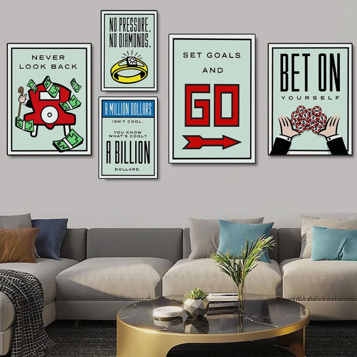 Monopoly Canvas Posters