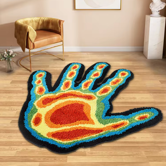 Thermal Hand Accent Rug