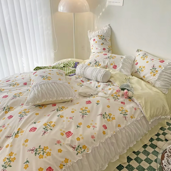 Floral Coquette Bedding Set