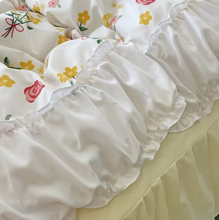 Floral Coquette Bedding Set