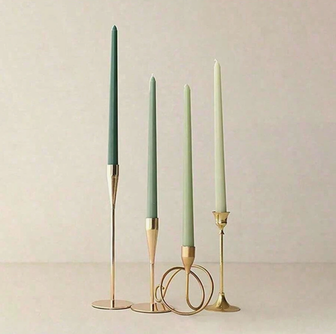 4-Pack Multicolored Long Candles