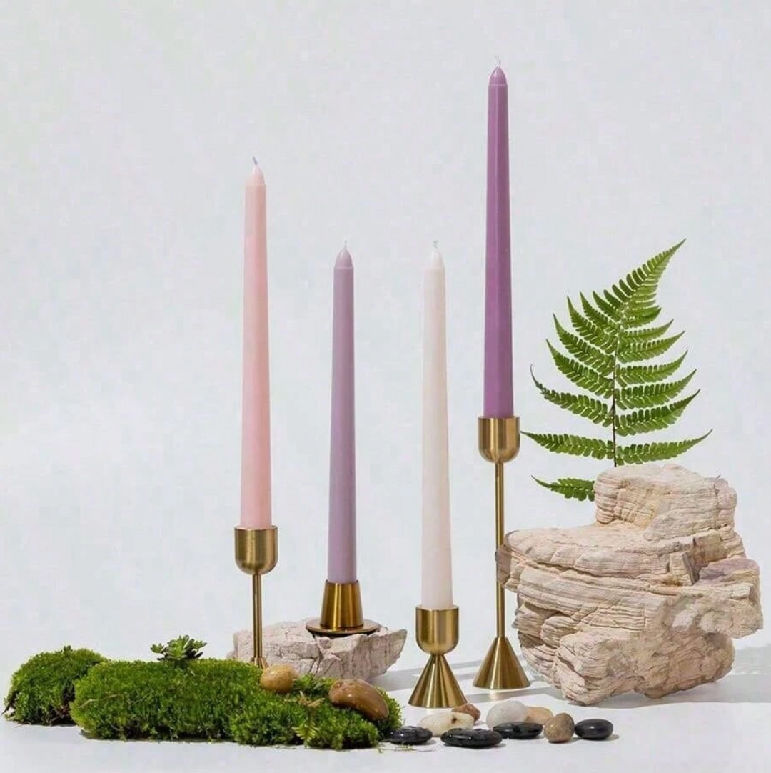 4-Pack Multicolored Long Candles