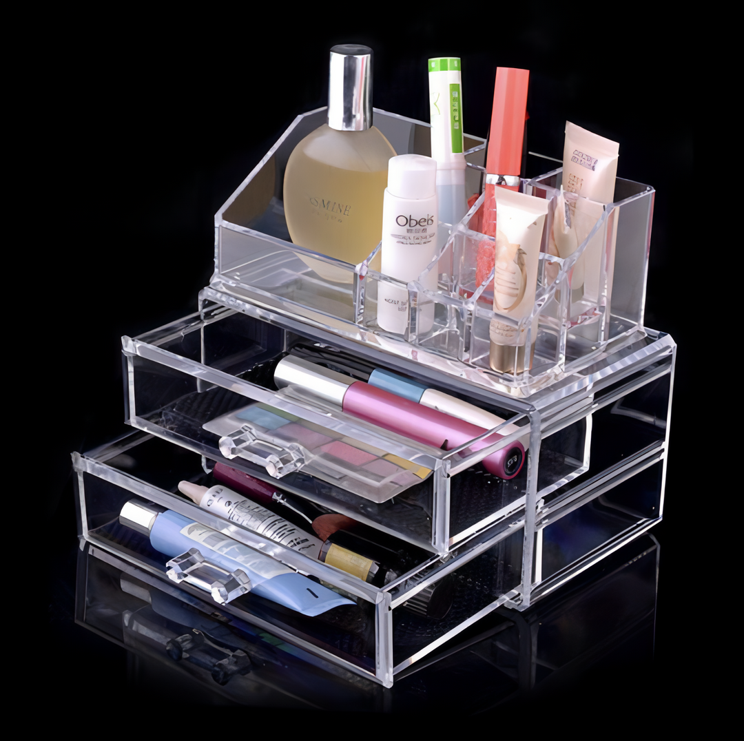 Transparent Makeup Organizer