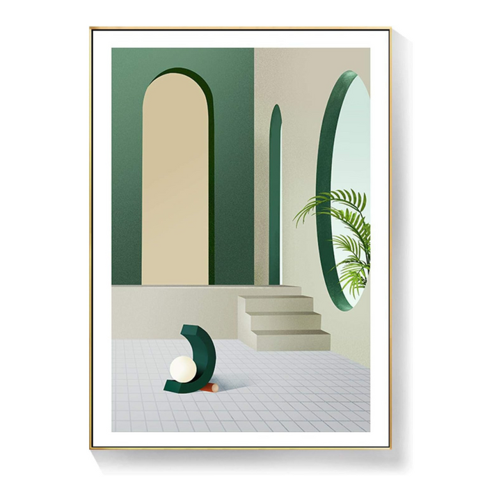 Arches & Color Canvas Posters