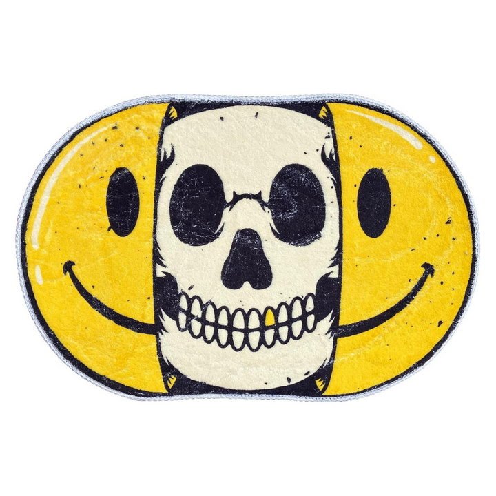 Smiling Skull Accent Rug