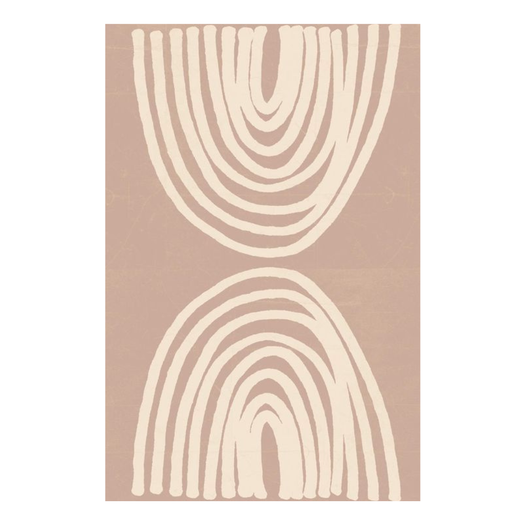 Abstract Curves Canvas Posters