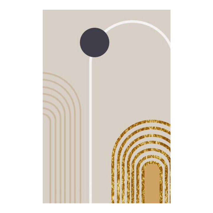 Abstract Curves Canvas Posters