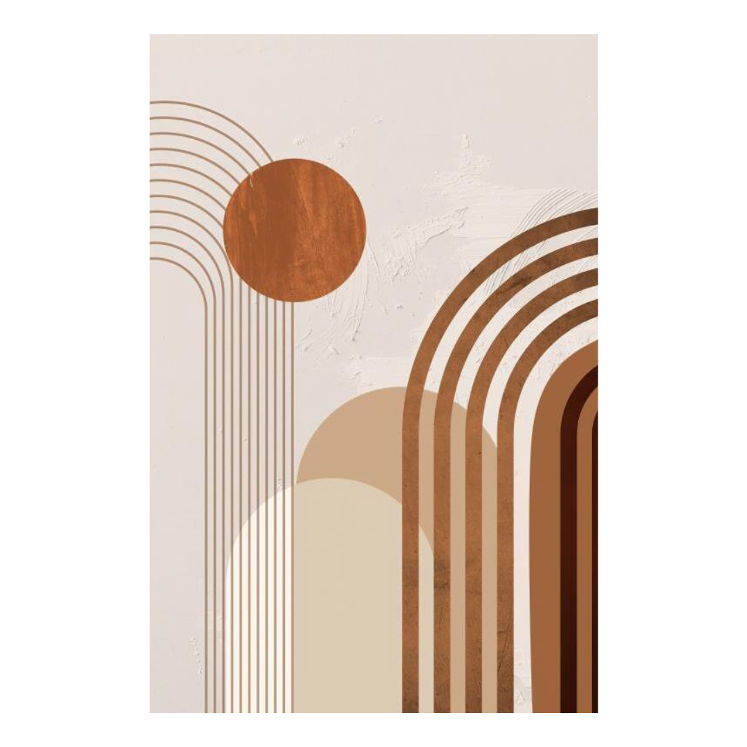 Abstract Curves Canvas Posters