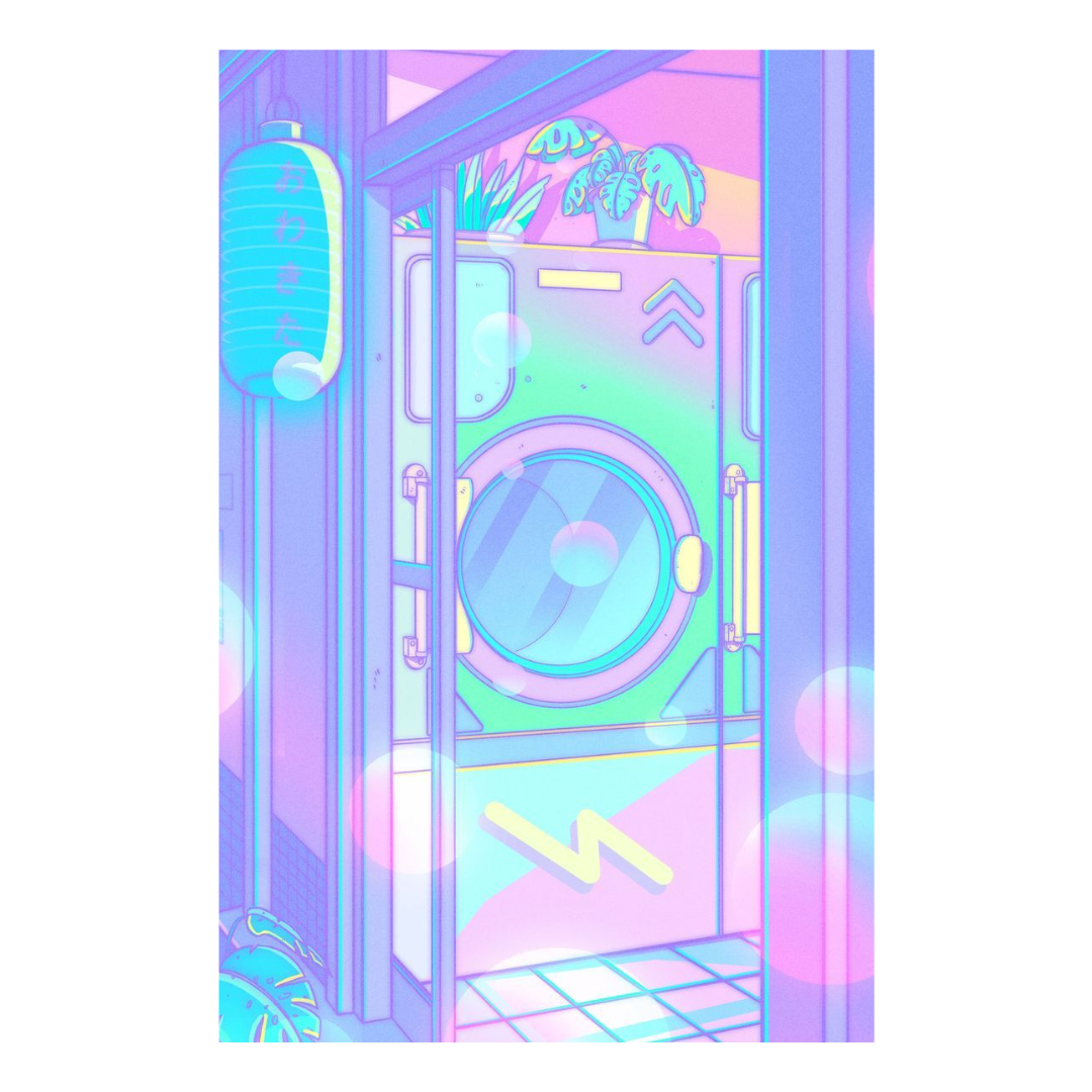 80s Vaporwave Canvas Posters