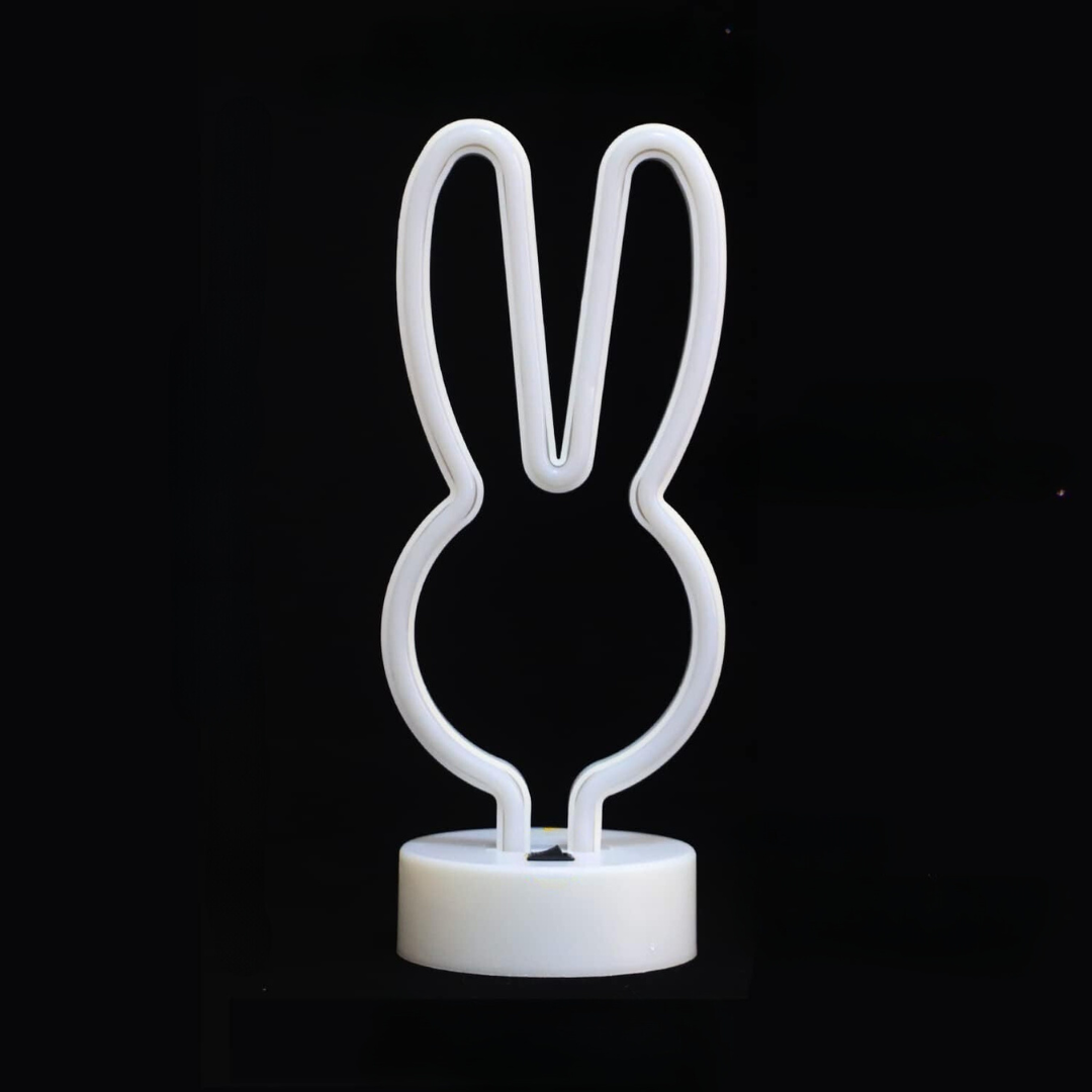 Bunny Table Neon Light