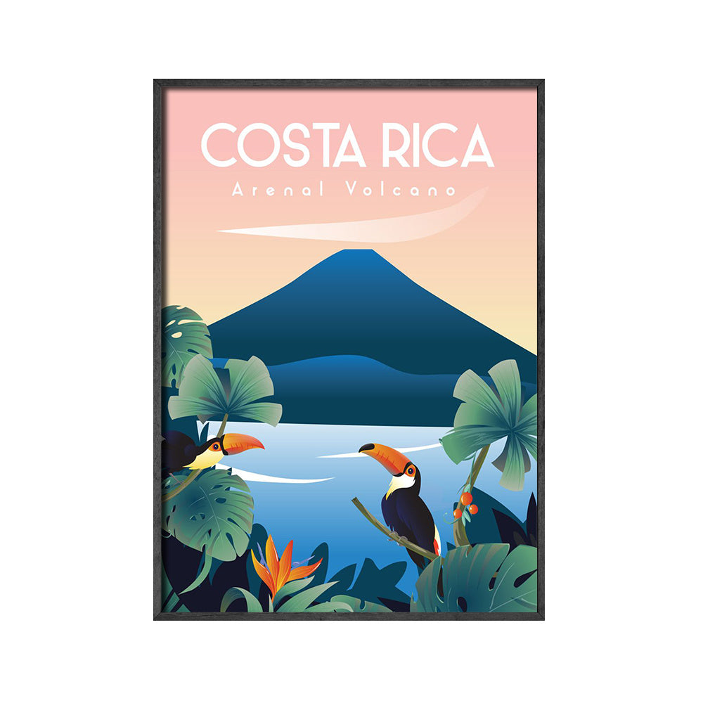 VibeCore Adventure Travel Canvas Prints Costa Rica