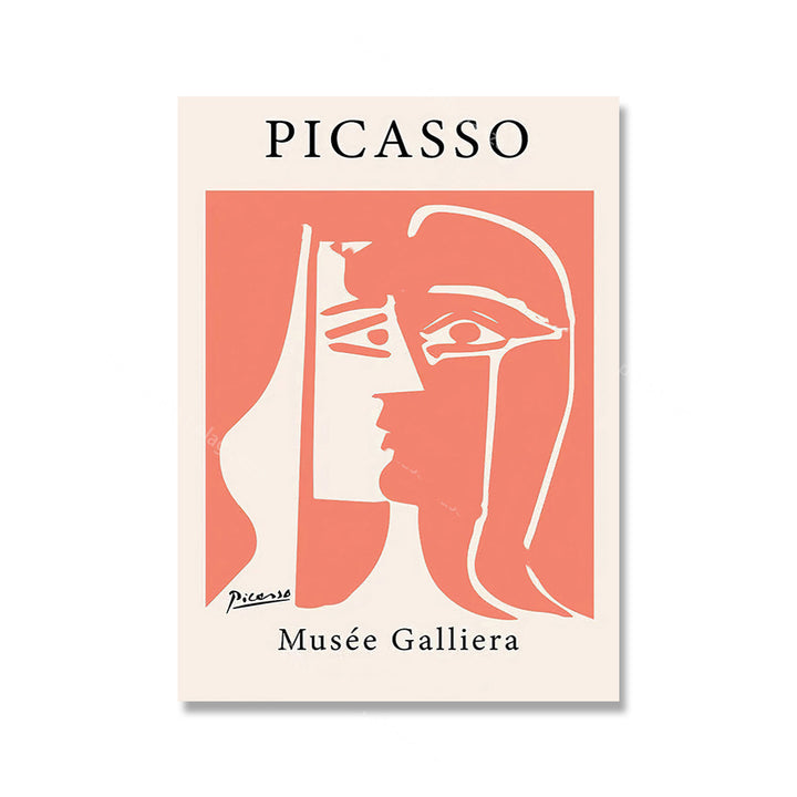 VibeCore Apricot Exhibit Canvas Prints Option G Picasso Musee Galliera