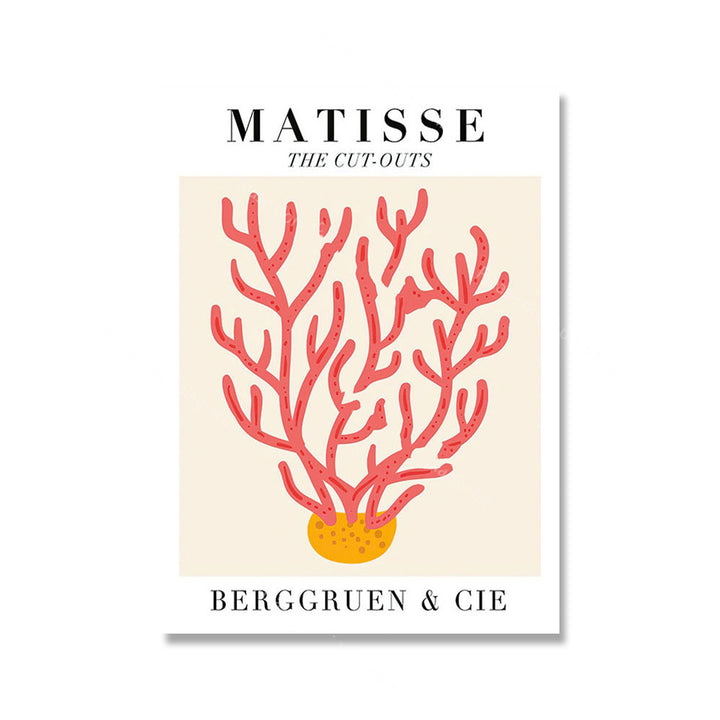 VibeCore Apricot Exhibit Canvas Prints Option J Matisse The Cut Outs Berggruen & Cie