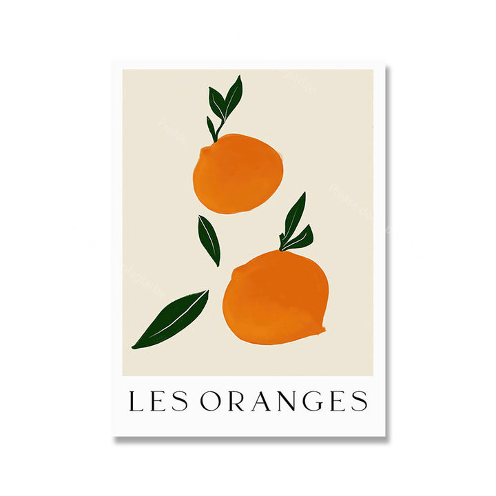 VibeCore Apricot Exhibit Canvas Prints Option M Les Oranges