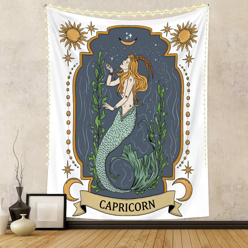 VibeCore Astrological Sign Tapestry Capricorn