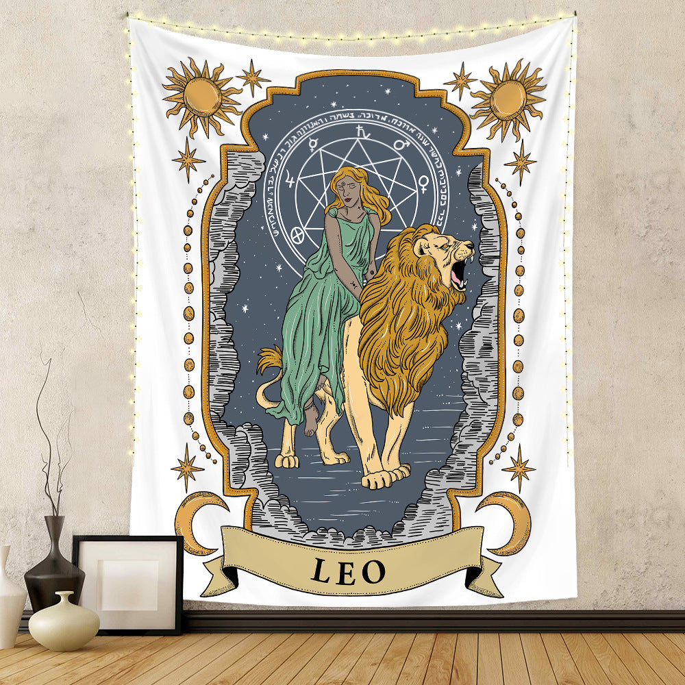 VibeCore Astrological Sign Tapestry Leo