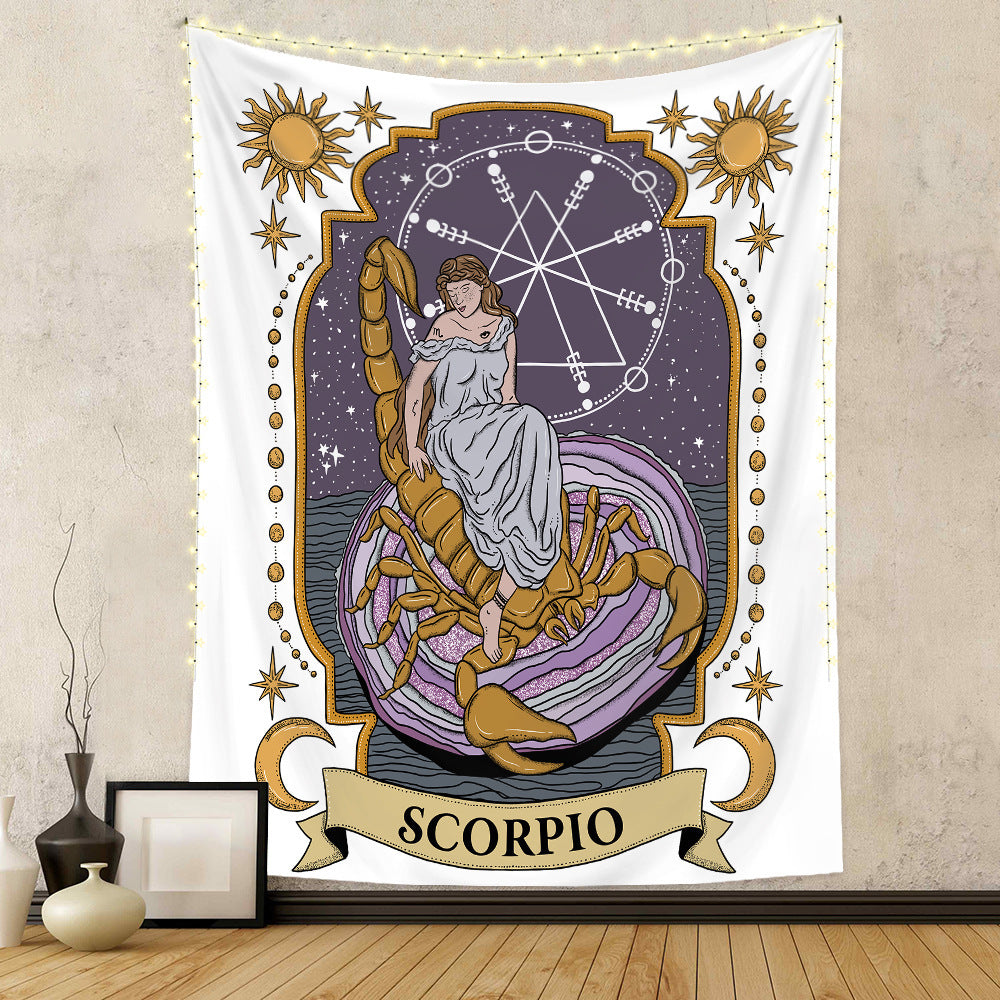 VibeCore Astrological Sign Tapestry Scorpio
