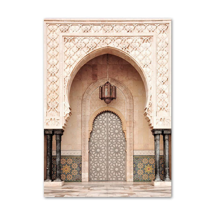 VibeCore Bali Canvas Prints Option E - Beautiful architecture with mosaics and carvings