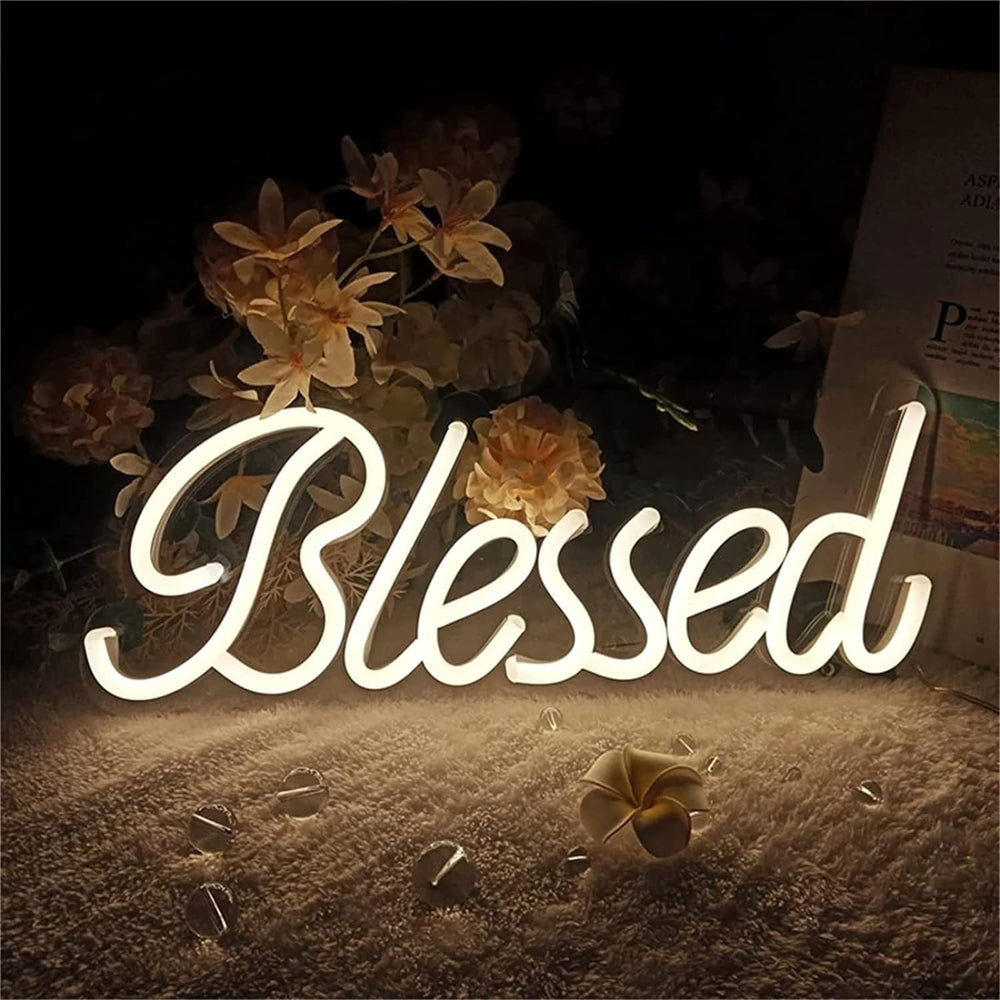 VibeCore Blessed Neon Light Front View
