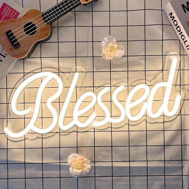 VibeCore Blessed Neon Light Laying Down
