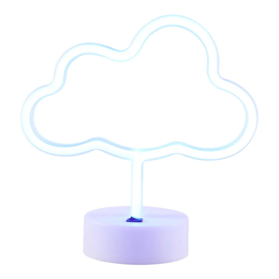 VibeCore Blue Cloud Table Neon Light Unlit