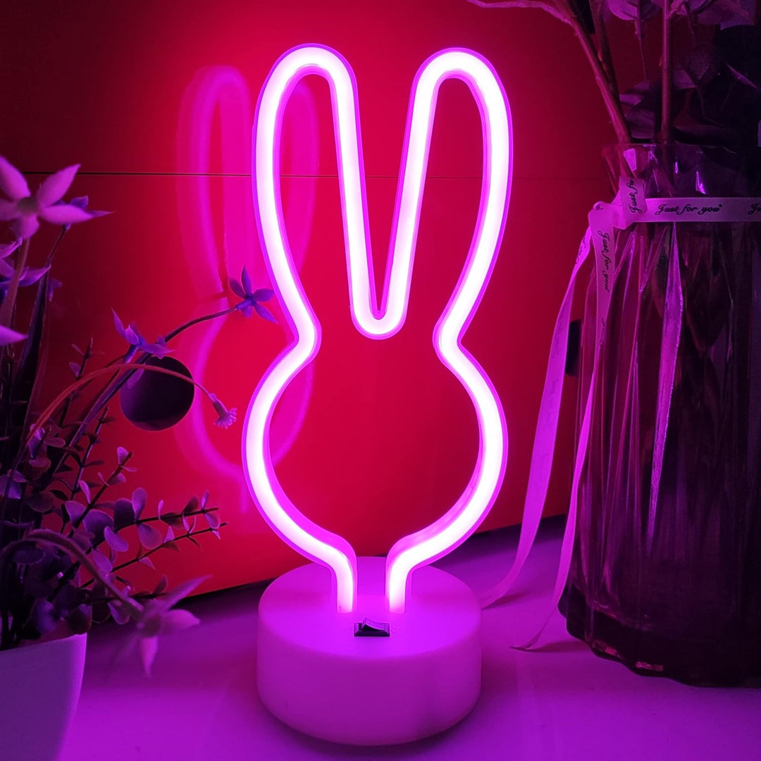 VibeCore Bunny Table Neon Light