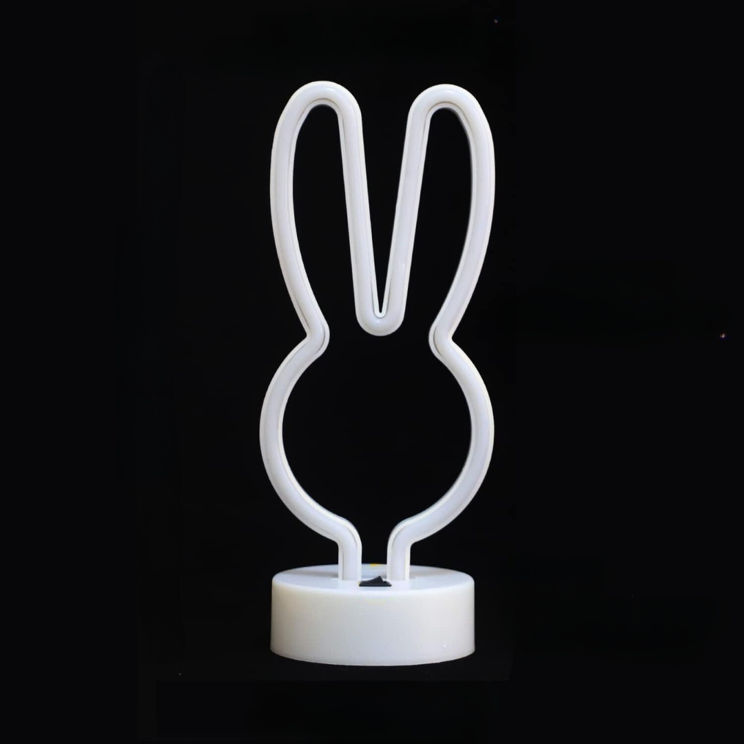 VibeCore Bunny Table Neon Light Unlit