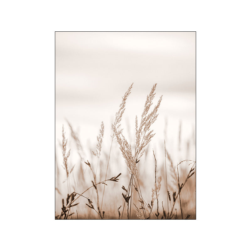 VibeCore Calm Nature Canvas Prints Option A: Wild grass close up