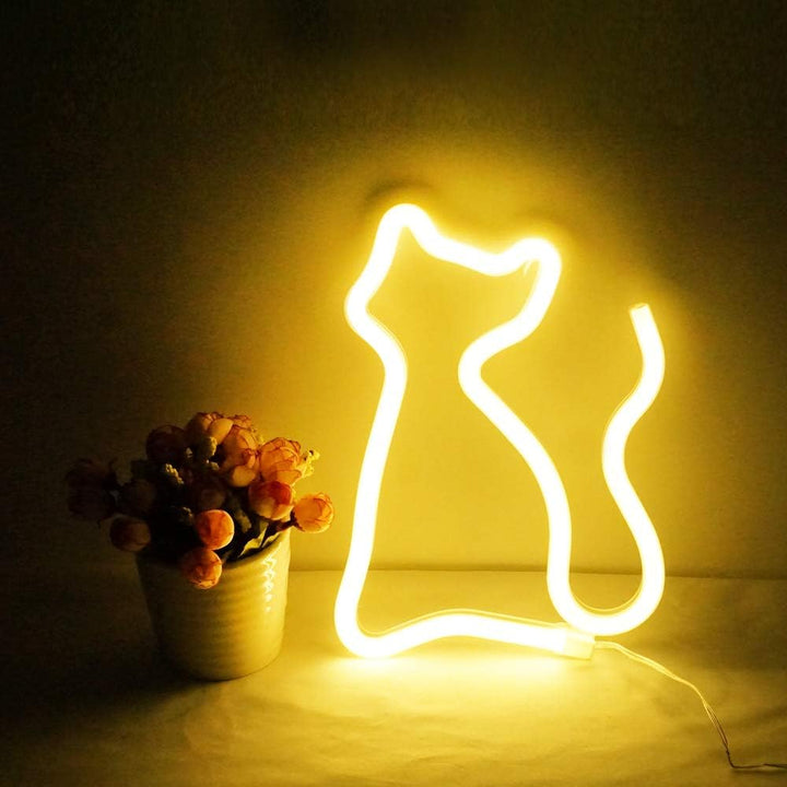 VibeCore Cat Neon Light Warm White