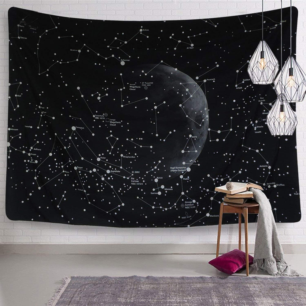 VibeCore Constellation Tapestry On Wall