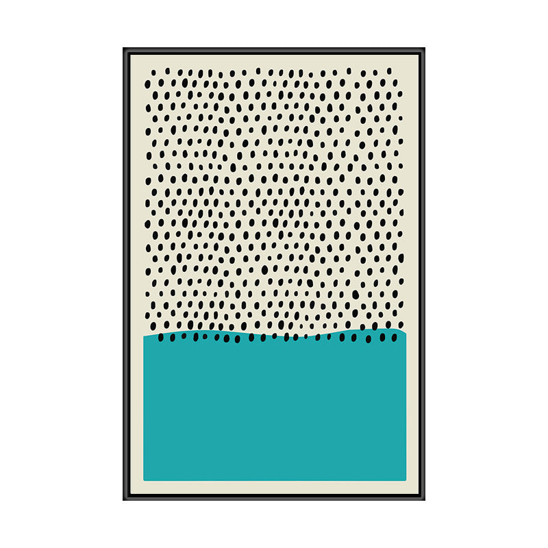 VibeCore Contemporary Waves Canvas Prints Blue