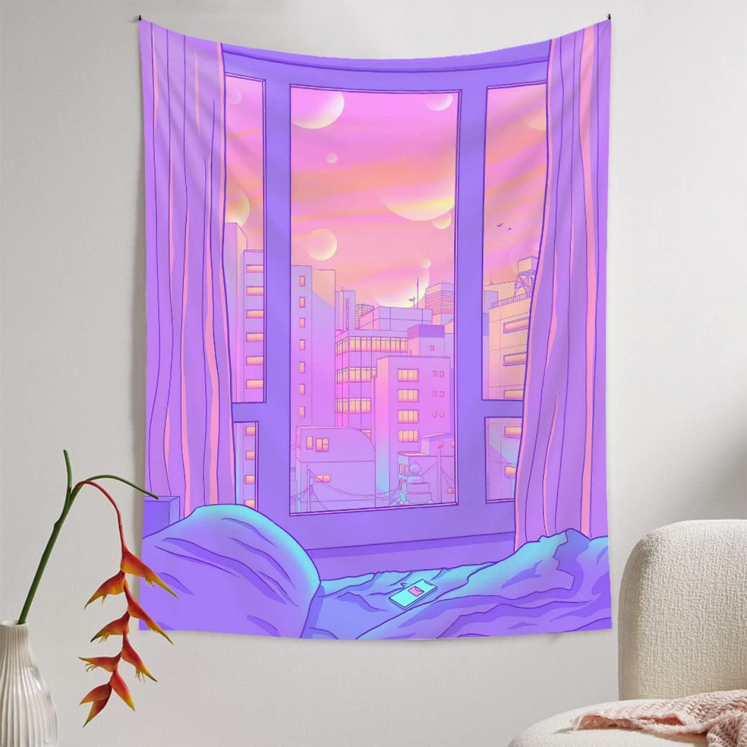 VibeCore Cosmic Gateway Tapestry Hanging