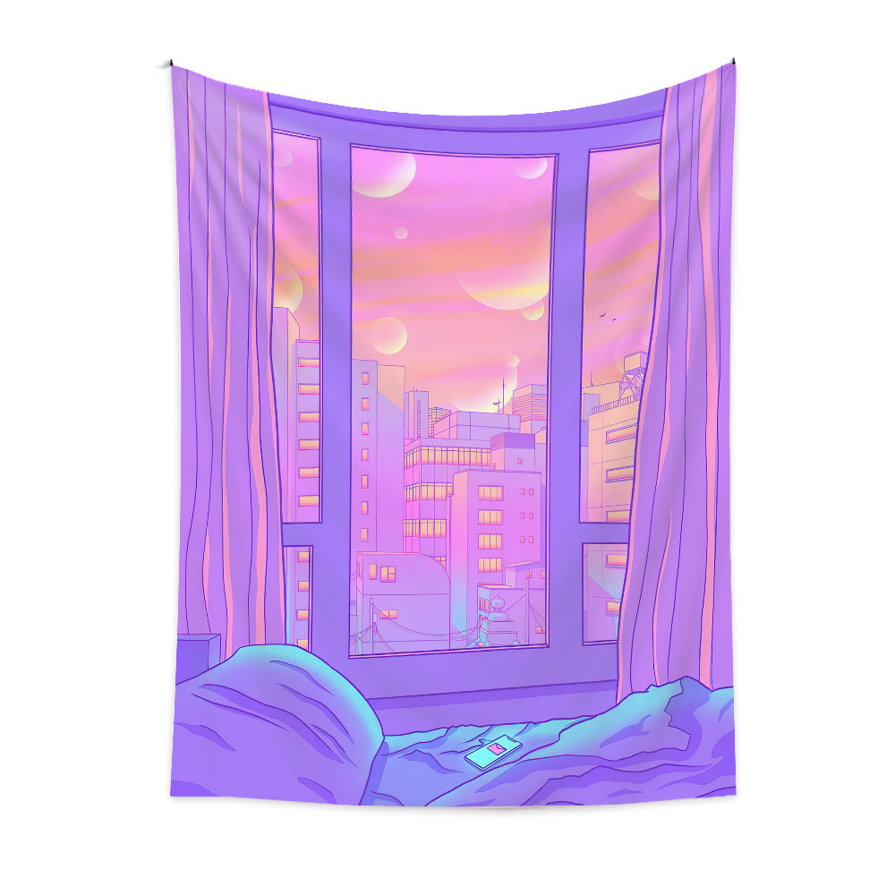 VibeCore Cosmic Gateway Tapestry Product View