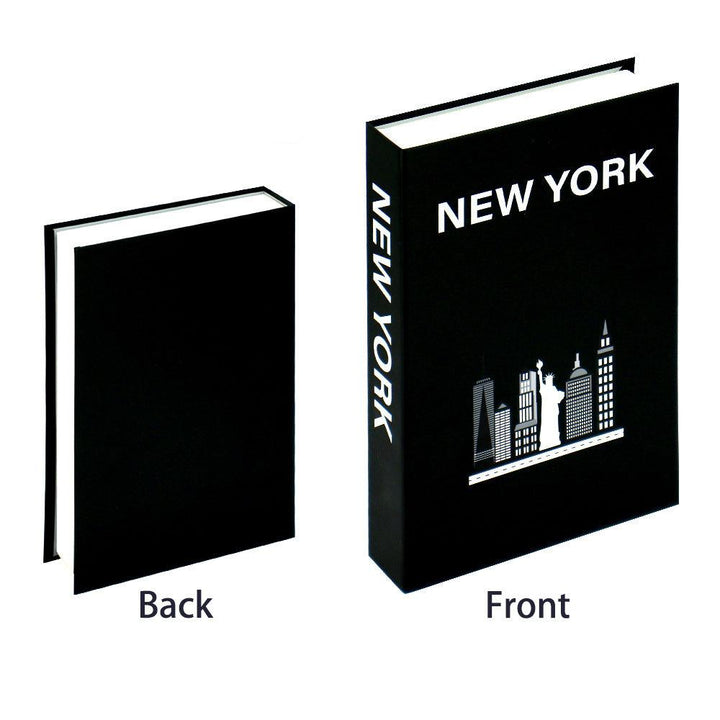 VibeCore Fashion Fake Book Storage Box on Coffee Table, featuring a chic design that looks like a stylish coffee table book, used for storing small items such as jewelry, stationery, or keepsakes, blending seamlessly into the decor of a living room or office.