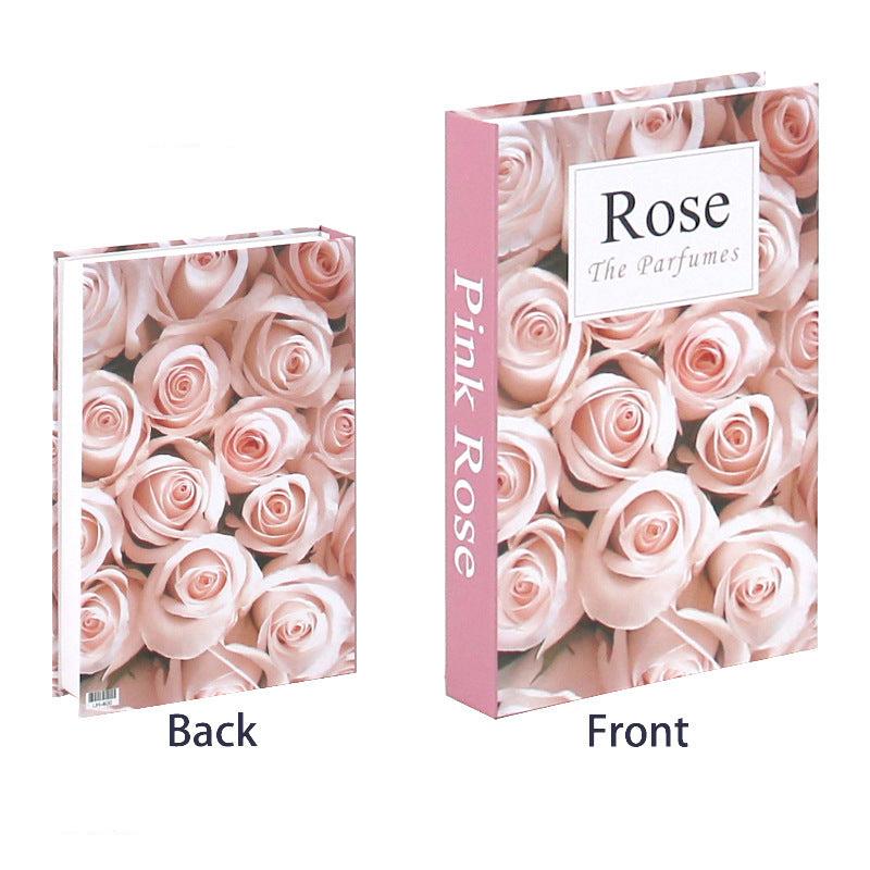 VibeCore Fashion Fake Book Storage Box on Coffee Table, featuring a chic design that looks like a stylish coffee table book, used for storing small items such as jewelry, stationery, or keepsakes, blending seamlessly into the decor of a living room or office.