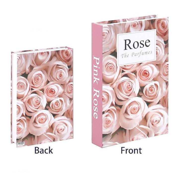 VibeCore Fashion Fake Book Storage Box on Coffee Table, featuring a chic design that looks like a stylish coffee table book, used for storing small items such as jewelry, stationery, or keepsakes, blending seamlessly into the decor of a living room or office.